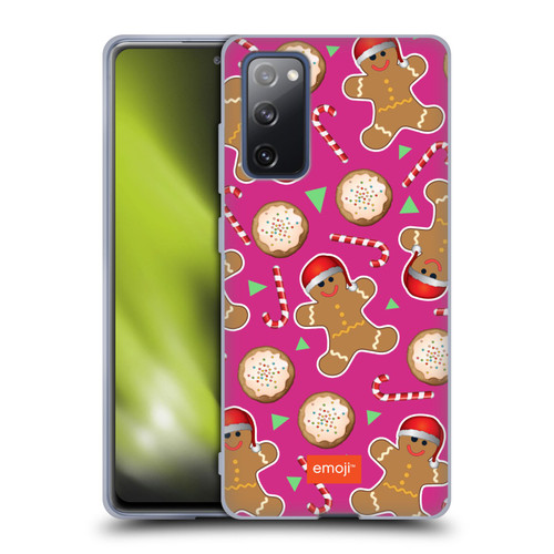 emoji® Christmas Patterns Gingerbread Cookies Soft Gel Case for Samsung Galaxy S20 FE / 5G