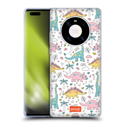 emoji® Cutesy Dinosaurs Soft Gel Case for Huawei Mate 40 Pro 5G