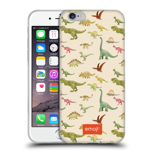 emoji® Dinosaurs Migration Soft Gel Case for Apple iPhone 6 / iPhone 6s