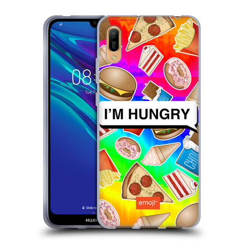 emoji® Food Hungry Soft Gel Case for Huawei Y6 Pro (2019)