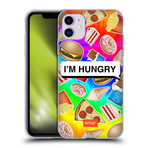 emoji® Food Hungry Soft Gel Case for Apple iPhone 11