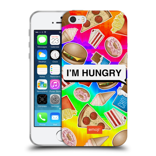 emoji® Food Hungry Soft Gel Case for Apple iPhone 5 / 5s / iPhone SE 2016