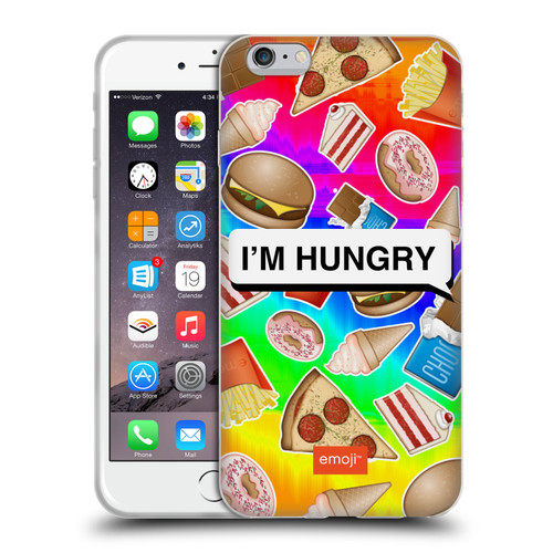 emoji® Food Hungry Soft Gel Case for Apple iPhone 6 Plus / iPhone 6s Plus