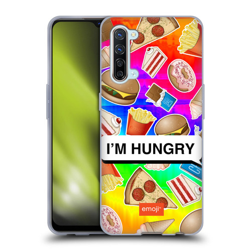 emoji® Food Hungry Soft Gel Case for OPPO Find X2 Lite 5G