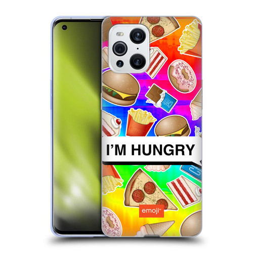 emoji® Food Hungry Soft Gel Case for OPPO Find X3 / Pro