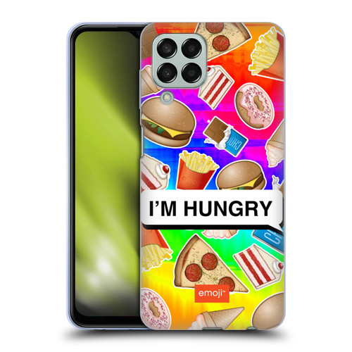 emoji® Food Hungry Soft Gel Case for Samsung Galaxy M33 (2022)