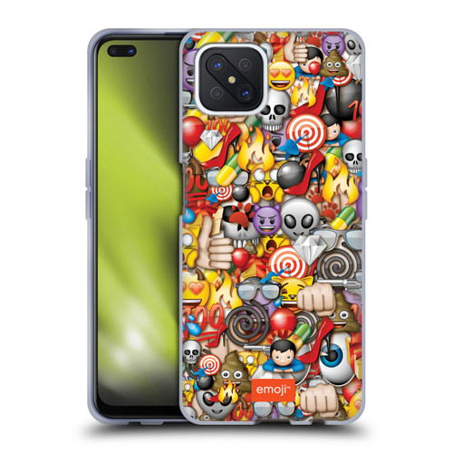 emoji® Full Patterns Assorted Soft Gel Case for OPPO Reno4 Z 5G