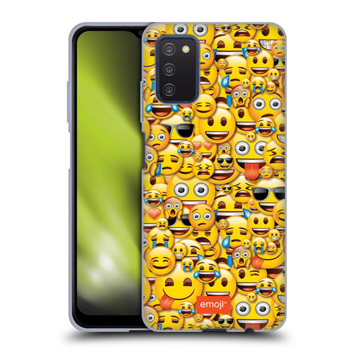 emoji® Full Patterns Smileys Soft Gel Case for Samsung Galaxy A03s (2021)