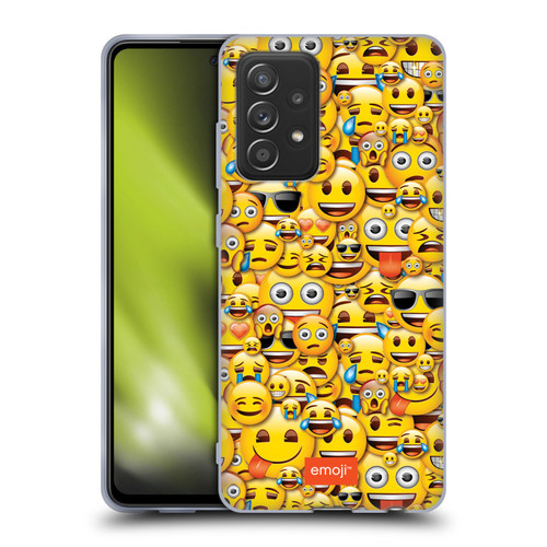 emoji® Full Patterns Smileys Soft Gel Case for Samsung Galaxy A52 / A52s / 5G (2021)