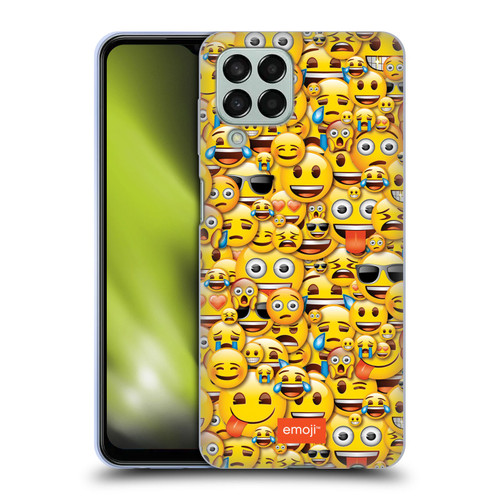 emoji® Full Patterns Smileys Soft Gel Case for Samsung Galaxy M33 (2022)