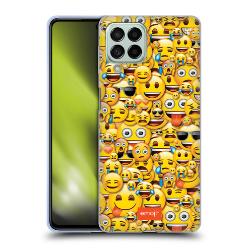 emoji® Full Patterns Smileys Soft Gel Case for Samsung Galaxy M53 (2022)