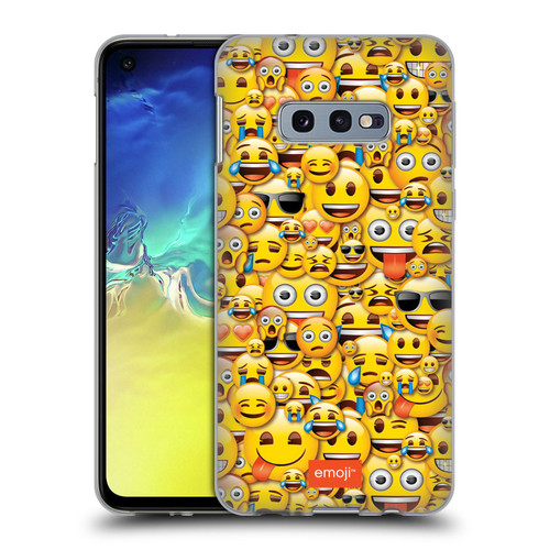 emoji® Full Patterns Smileys Soft Gel Case for Samsung Galaxy S10e