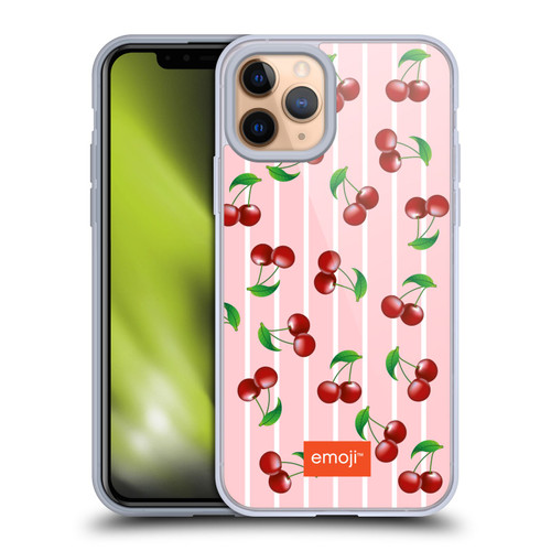 emoji® Fruits Cherries Soft Gel Case for Apple iPhone 11 Pro