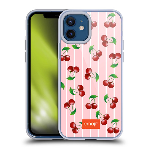 emoji® Fruits Cherries Soft Gel Case for Apple iPhone 12 / iPhone 12 Pro