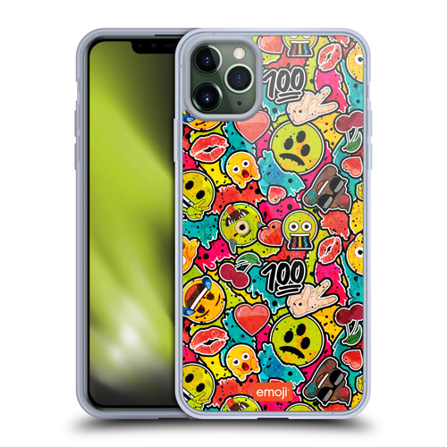 emoji® Graffiti Colours Soft Gel Case for Apple iPhone 11 Pro Max