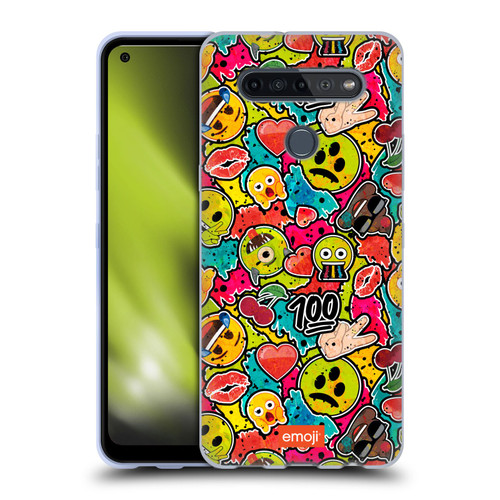 emoji® Graffiti Colours Soft Gel Case for LG K51S