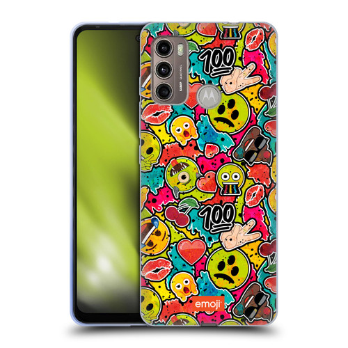 emoji® Graffiti Colours Soft Gel Case for Motorola Moto G60 / Moto G40 Fusion