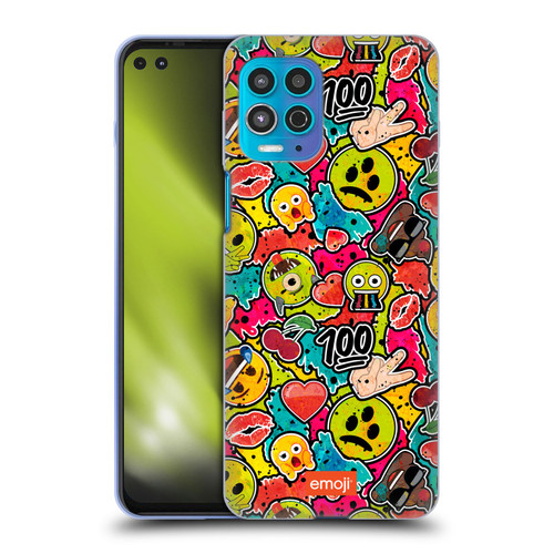 emoji® Graffiti Colours Soft Gel Case for Motorola Moto G100