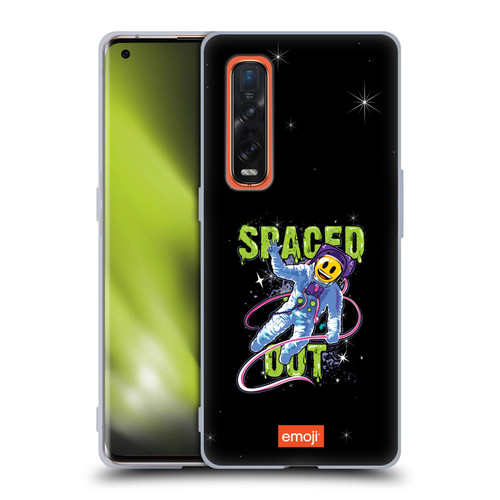 emoji® Graffiti Space Out Soft Gel Case for OPPO Find X2 Pro 5G