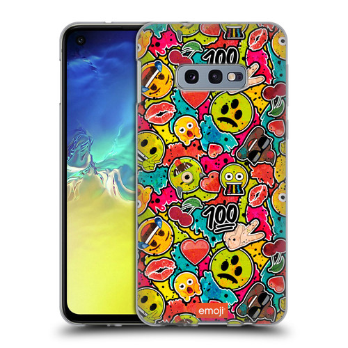 emoji® Graffiti Colours Soft Gel Case for Samsung Galaxy S10e