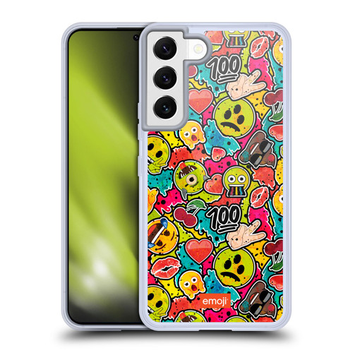 emoji® Graffiti Colours Soft Gel Case for Samsung Galaxy S22 5G