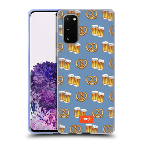 emoji® Oktoberfest Beer And Pretzel Soft Gel Case for Samsung Galaxy S20 / S20 5G
