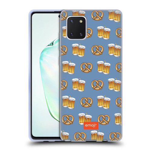 emoji® Oktoberfest Beer And Pretzel Soft Gel Case for Samsung Galaxy Note10 Lite