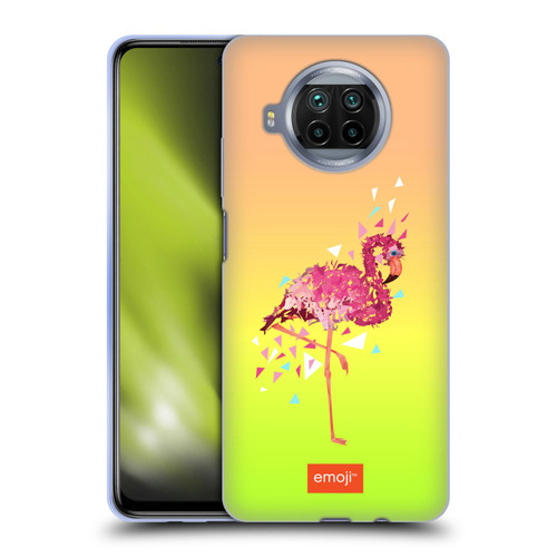 emoji® Polygon Flamingo Soft Gel Case for Xiaomi Mi 10T Lite 5G