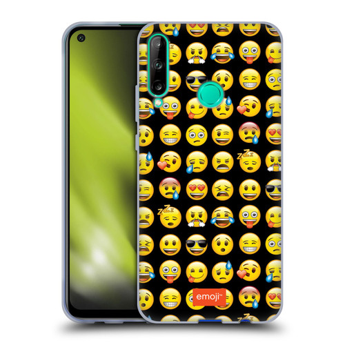emoji® Smileys Pattern Soft Gel Case for Huawei P40 lite E