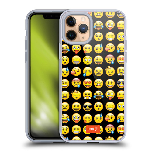 emoji® Smileys Pattern Soft Gel Case for Apple iPhone 11 Pro