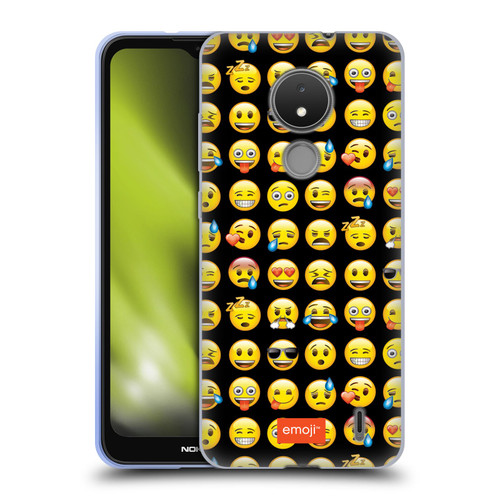 emoji® Smileys Pattern Soft Gel Case for Nokia C21