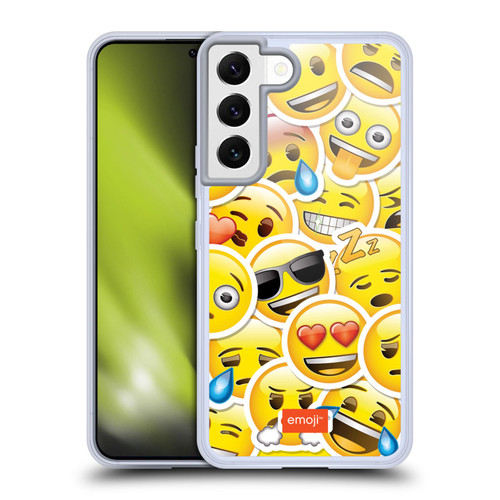 emoji® Smileys Sticker Soft Gel Case for Samsung Galaxy S22 5G