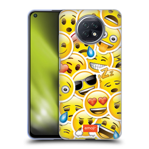 emoji® Smileys Sticker Soft Gel Case for Xiaomi Redmi Note 9T 5G