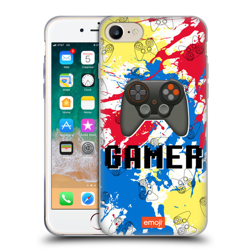 emoji® Trendy Gamer Soft Gel Case for Apple iPhone 7 / 8 / SE 2020 & 2022