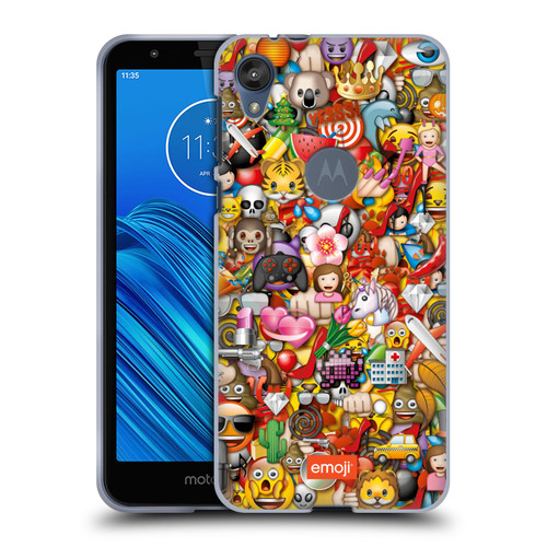 emoji® Trendy Full Pattern Soft Gel Case for Motorola Moto E6