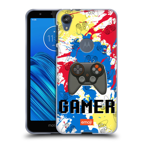 emoji® Trendy Gamer Soft Gel Case for Motorola Moto E6