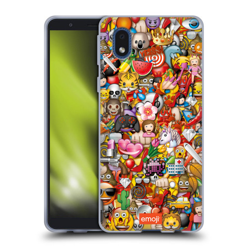 emoji® Trendy Full Pattern Soft Gel Case for Samsung Galaxy A01 Core (2020)