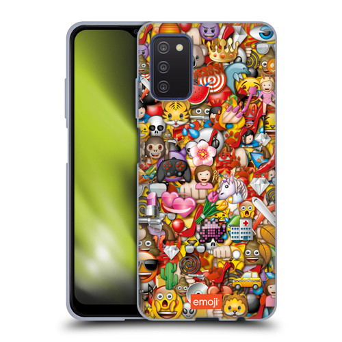 emoji® Trendy Full Pattern Soft Gel Case for Samsung Galaxy A03s (2021)