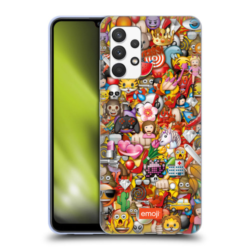 emoji® Trendy Full Pattern Soft Gel Case for Samsung Galaxy A32 (2021)