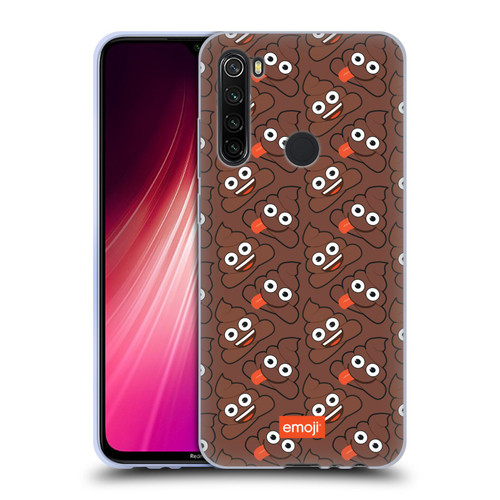 emoji® Trendy Poop Pattern Soft Gel Case for Xiaomi Redmi Note 8T