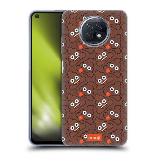 emoji® Trendy Poop Pattern Soft Gel Case for Xiaomi Redmi Note 9T 5G