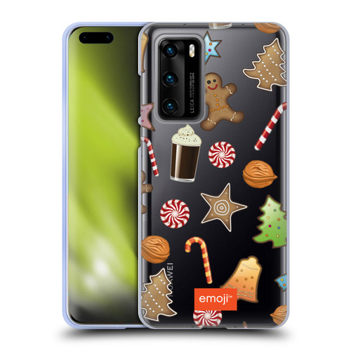 emoji® Winter Wonderland Christmas Cookies Soft Gel Case for Huawei P40 5G