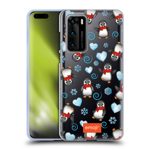 emoji® Winter Wonderland Penguins Soft Gel Case for Huawei P40 5G