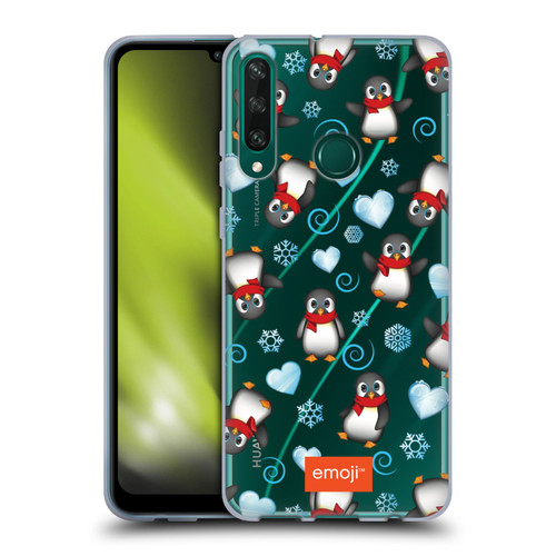 emoji® Winter Wonderland Penguins Soft Gel Case for Huawei Y6p