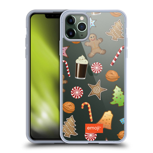 emoji® Winter Wonderland Christmas Cookies Soft Gel Case for Apple iPhone 11 Pro Max