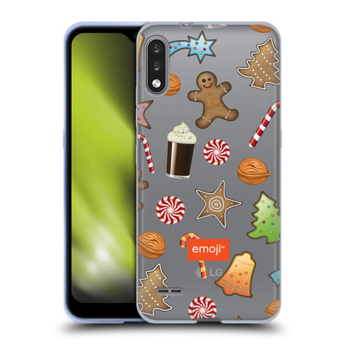 emoji® Winter Wonderland Christmas Cookies Soft Gel Case for LG K22