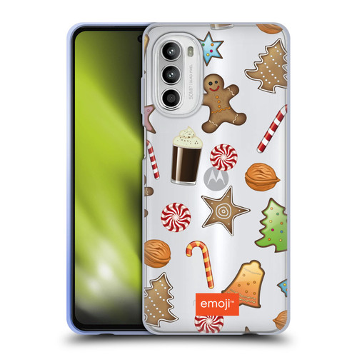 emoji® Winter Wonderland Christmas Cookies Soft Gel Case for Motorola Moto G52