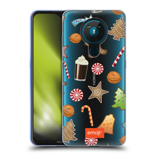 emoji® Winter Wonderland Christmas Cookies Soft Gel Case for Nokia 5.3