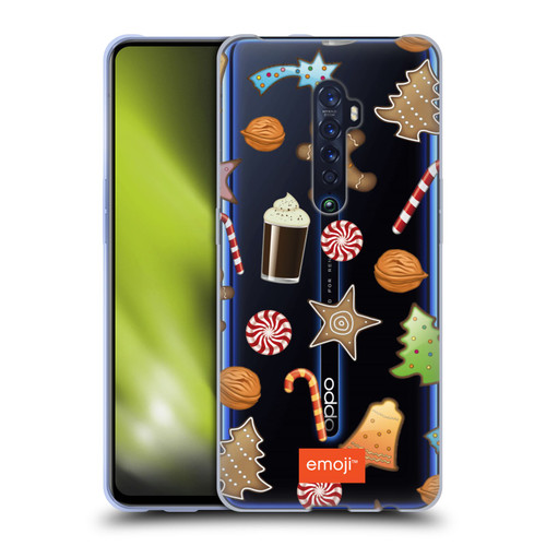 emoji® Winter Wonderland Christmas Cookies Soft Gel Case for OPPO Reno 2