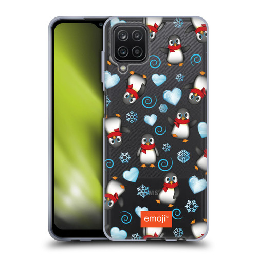 emoji® Winter Wonderland Penguins Soft Gel Case for Samsung Galaxy A12 (2020)